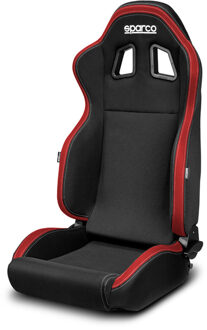 Sparco Sportstoel R100 MY22 Zwart/Rood (Verstelbaar) SP9014RS
