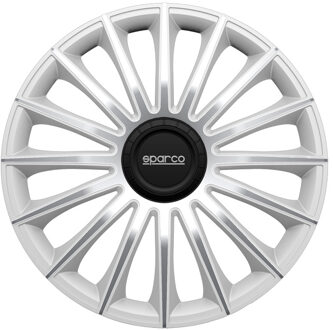 SPARCO Wieldoppen 14 inch Torino Zilver - ABS