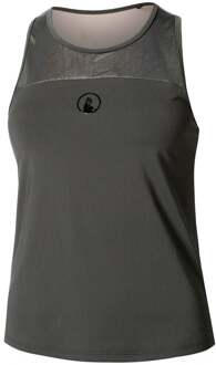 Sparkle Racerback Tanktop Dames-Antraciet - XL