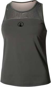 Sparkle Racerback Tanktop Dames-Antraciet - XS,S,M,L,XL,XXL