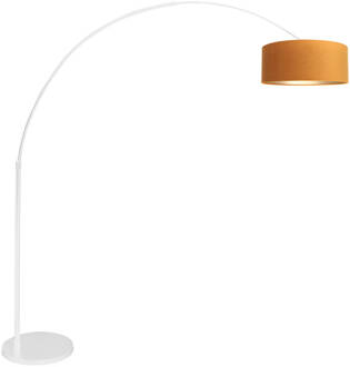 Sparkled Light vloerlamp geel metaal 230 cm hoog