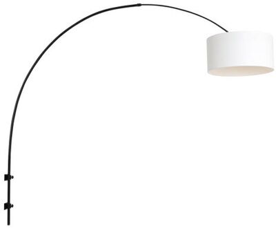 Sparkled Light wandlamp zwart met wit linnen boog