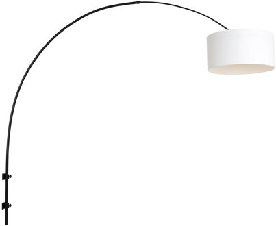 Sparkled Light wandlamp zwart met wit linnen boog