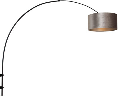 Sparkled Light wandlamp zwart met zilver verstelbaar