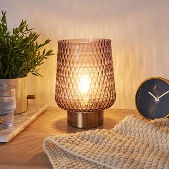 Sparkling Glamour batterij grijs/messing rookgrijs, messing