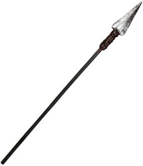 spartaanse speer uitneembaar zwart 150 cm