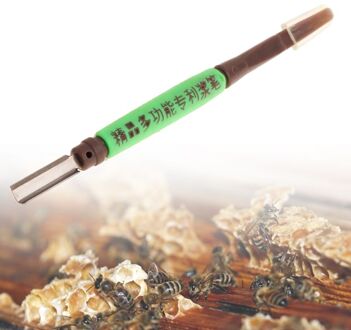 Spatel Bee Schrapen Pen Voor Bijenteelt Royal Jelly Schraper Koningin Grootbrengen Enten Tool Nemen Bee Pollen K4UA