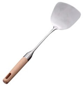 Spatel Houten Handvat Anti Brandwonden Isolatie Maaltijd Schop Keuken Koken Tool