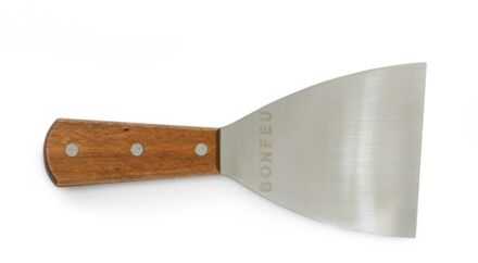 Spatel - L 21 x B 10 x H 2 cm - RVS - Zilver