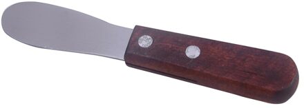 Spatel Ontbijt Tool Boter Rvs Schraper Diy Arbeidsbesparende Houten Handvat Strooier Schoon Huis Keuken