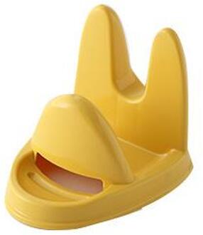 Spatel Rack Eenvoudige Keuken Gereedschap Praktische Plastic Opbergdoos Lade Lepel Pad Anti Druipen Keuken Opknoping Rack Pantry Organisator geel