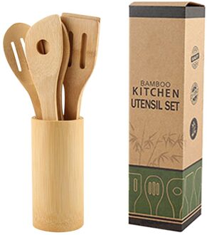 Spatel Voor Kookgerei Thuis Roeren Multifunctionele Keuken Gebruiksvoorwerp Set Bakken Lepels Met Houder Flipping Koekenpan Schoon