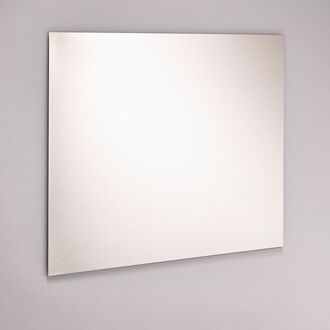 Spatscherm Keuken 90x65cm Metaal Grijs