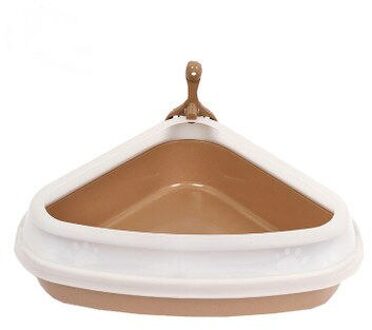 Spatwaterdicht Kattenbak Geschikt Voor Plaatsen In Hoek Kat Wastafel