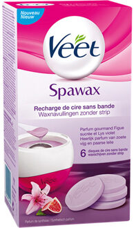 Spawax - Navulling - 6 schijven - Ontharingswax