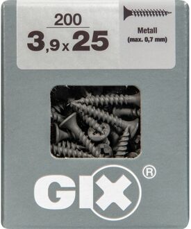 Spax Gipsplaatschroef Gefosfateerd Trompetkop Phillips Ph2 - 3,9x25mm - 200 Stuks