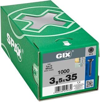 Spax Gipsplaatschroef Gix D Boorpunt - Gefosfateerd Staal Ø3,5x35mm 1000 St