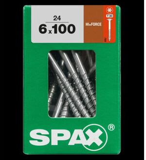 Spax Schroef 'hi.force' Wirox 6x100mm 24 Stuks