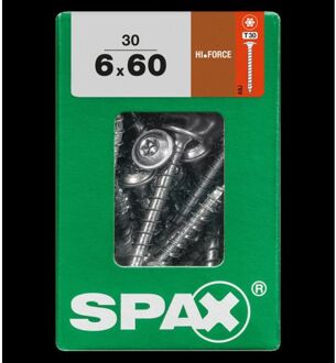 Spax Schroef 'hi.force' Wirox 6x60mm 30 Stuks