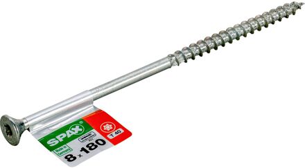 Spax Schroef - Rvs A2 - Diam. 8x180mm - 30 Stuks