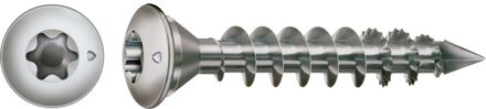 Spax Spaanplaatschroef T-star Rvs A1 Verzonken Kop Torx T40 - 8x50mm - 10 Stuks + Bit