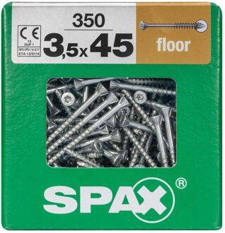 Spax Spaanplaatschroef T-star Wirox Verzonken Kop Torx T10 - 3,5x45mm - 350 Stuks