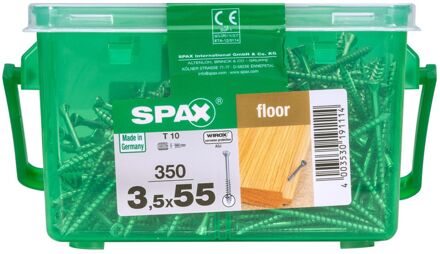 Spax Spaanplaatschroef T-star Wirox Verzonken Kop Torx T10 - 3,5x55mm - 350 Stuks