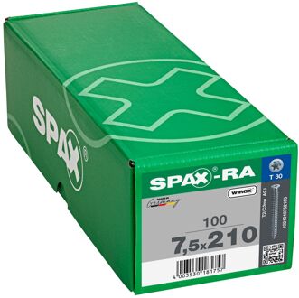 Spax Spax-ra Kozijnschroef T-star Plus T30 Volle Draad Wirox Ø7,5x210mm 100 St