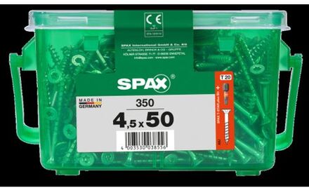 Spax Universeel Schroef 't-star' Wirox 4.5x50mm 350 Stuks