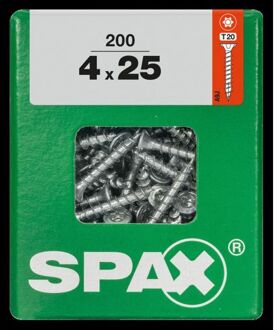 Spax Universeel Schroef 't-star' Wirox 4x25mm 200 Stuks