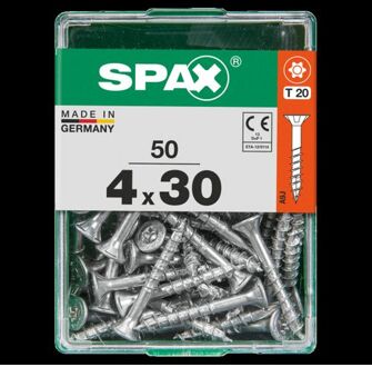 Spax Universeel Schroef 't-star' Wirox 4x30mm 50 Stuks