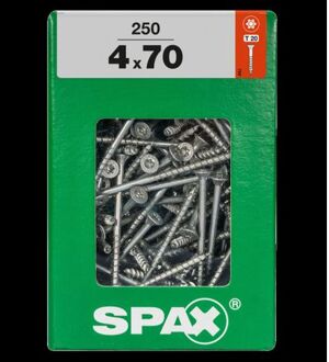 Spax Universeel Schroef 't-star' Wirox 4x70mm 250 Stuks