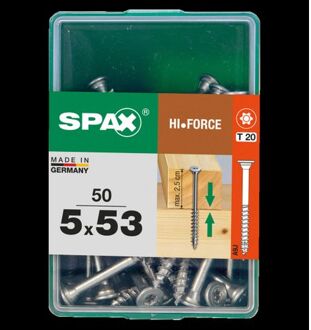 Spax Universeelschroef Hi.force Staal 5x53mm 50st