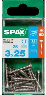 Spax Universeelschroef T-star + A2 Inox 25x3mm 25 St