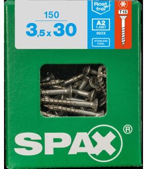 Spax Universeelschroef T-star + A2 Inox 30x3,5mm 150 St