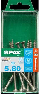 Spax Universeelschroef T-star + A2 Inox 5x80mm 10 St