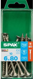 Spax Universeelschroef T-star + A2 Inox 6x80mm 10 St