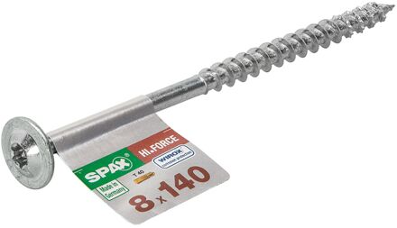 Spax Universele Schroef Hi Force Wirox Verzonken Kop Torx - 8x140mm - 1 Stuk