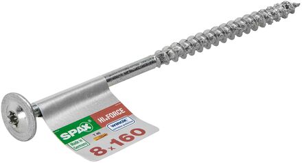 Spax Universele Schroef Hi Force Wirox Verzonken Kop Torx - 8x160mm - 1 Stuk