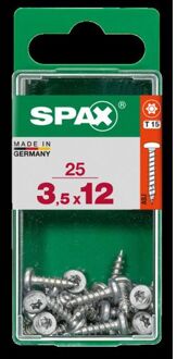 Spax Universele Schroef Met Ronde Kop 3,5x12mm 25 Stuks