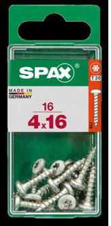 Spax Universele Schroef Ronde Kop 4x16mm 16 Stuks
