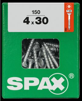 Spax Universele Schroef Staal Verzonken Kop Torx - 4x30mm - 150 Stuks