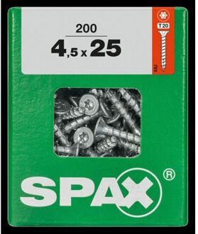 Spax Universele Schroef T-star Plus Geel 4,5x25mm 200 Stk