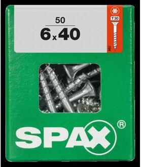 Spax Universele Schroef T-star Plus Geel 6x40mm 50 Stk