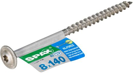 Spax Universele Schroef T-star Rvs Discuskop Torx T40 - 8x140mm - 1 Stuk