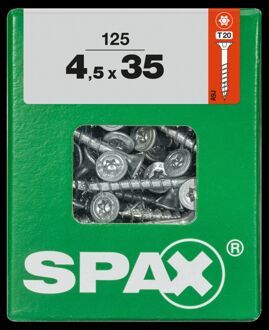 Spax Universele Schroef T-star Verzonken Kop Torx - 4,5x35mm - 150 Stuks