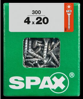 Spax Universele Schroef T-star Verzonken Kop Torx - 4x20mm - 300 Stuks