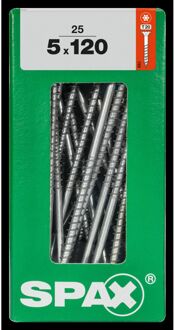 Spax Universele Schroef T-star Verzonken Kop Torx - 5x120mm - 25 Stuks