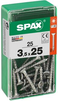 Spax Universele Schroef T-star Wirox Verzonken Kop Torx - 3,5x25mm - 25 Stuks
