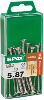 Spax Universele Schroef T-star Wirox Verzonken Kop Torx - 5x77mm - 15 Stuks